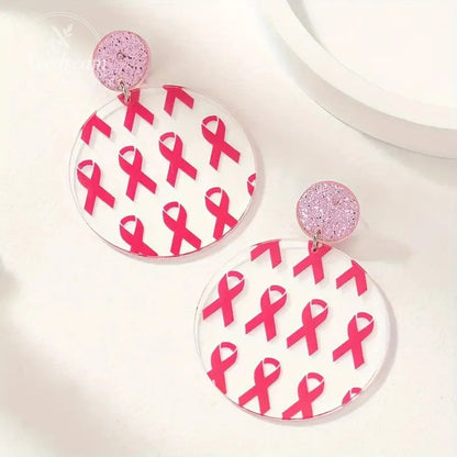 Caring For HIV Red Ribbon Earrings