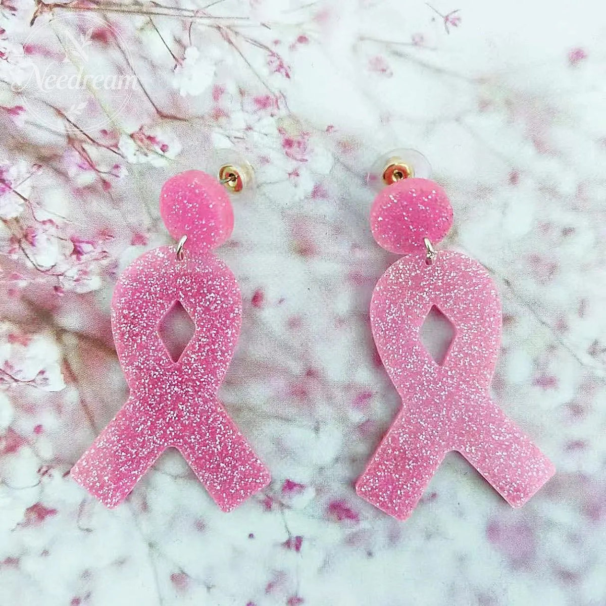 Caring For HIV Red Ribbon Earrings