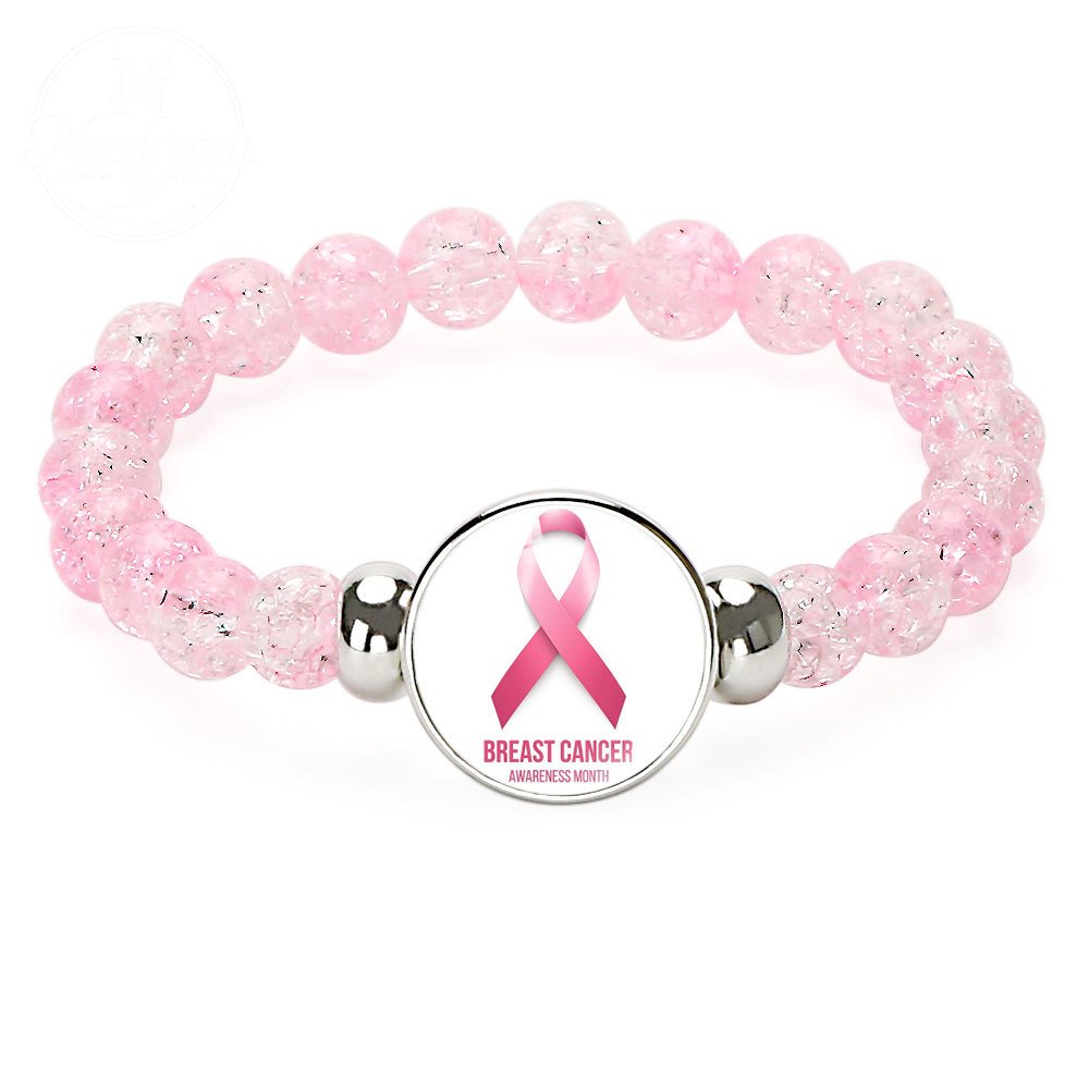 Pink Ribbon Caring Women'S Breast Bracelet