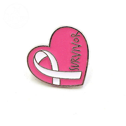 Milk Day Jewelry Love Ribbon Alloy Drip Oil Brooch