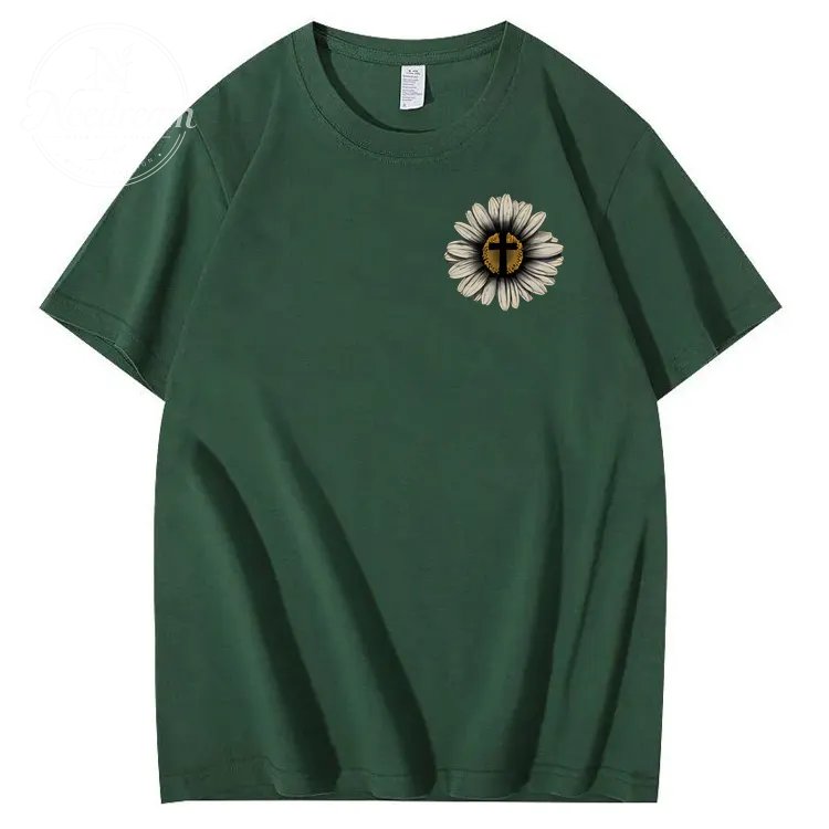 Jesus Saves My Life Pattern100% Cotton T-Shirt
