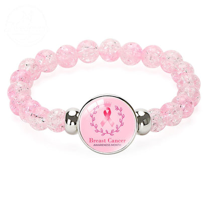 Pink Ribbon Caring Women'S Breast Bracelet