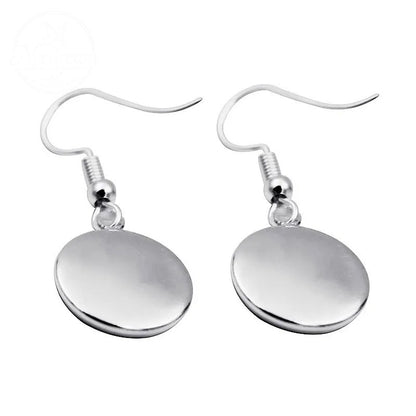 Pink Ribbon Time Gem Earrings