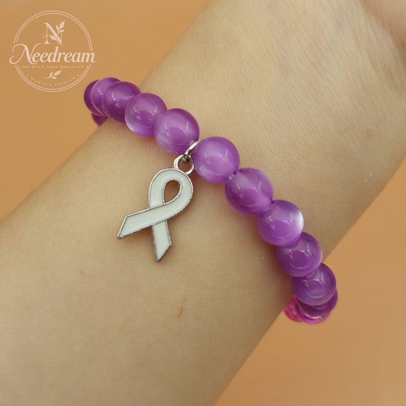 Faith, Hope, Care For Women'S Health, Pink Ribbon Bracelet
