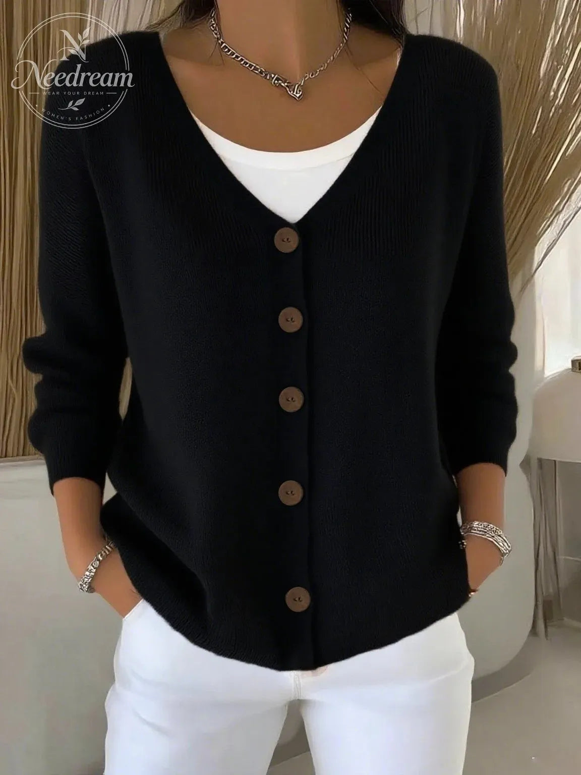 Women's Casual Knit Cardigan