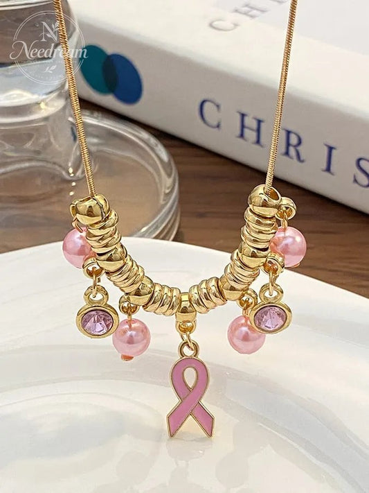 Breast Cancer Awareness Necklace