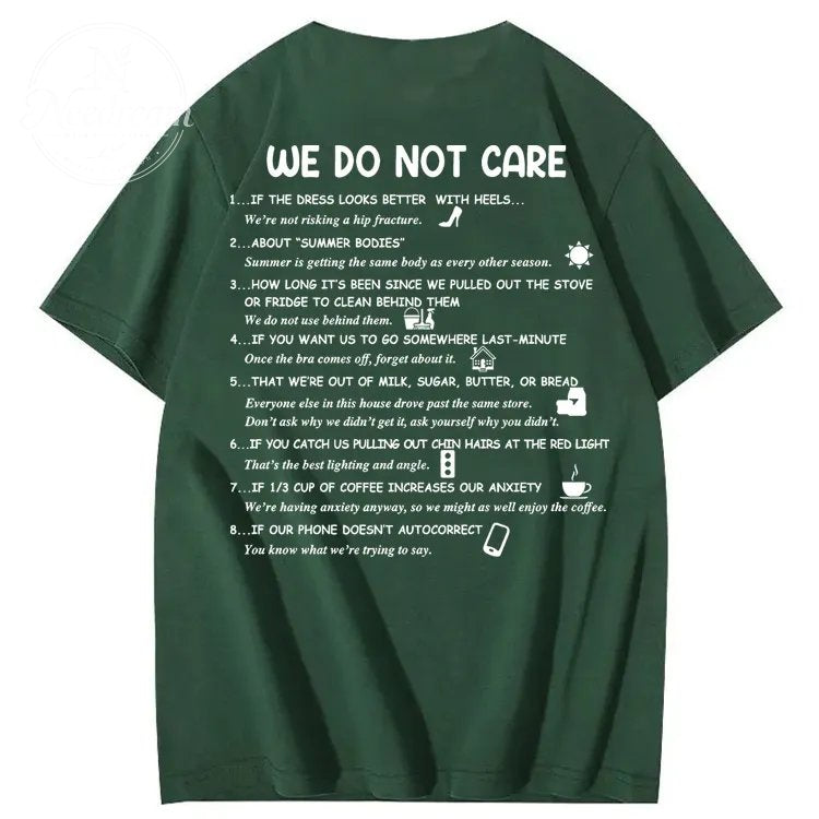 We Do Not Care Club WDNC T-Shirt