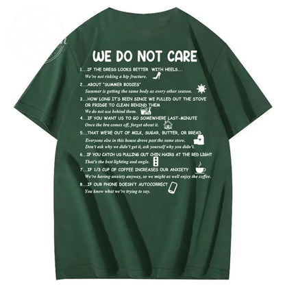 We Do Not Care Club WDNC T-Shirt