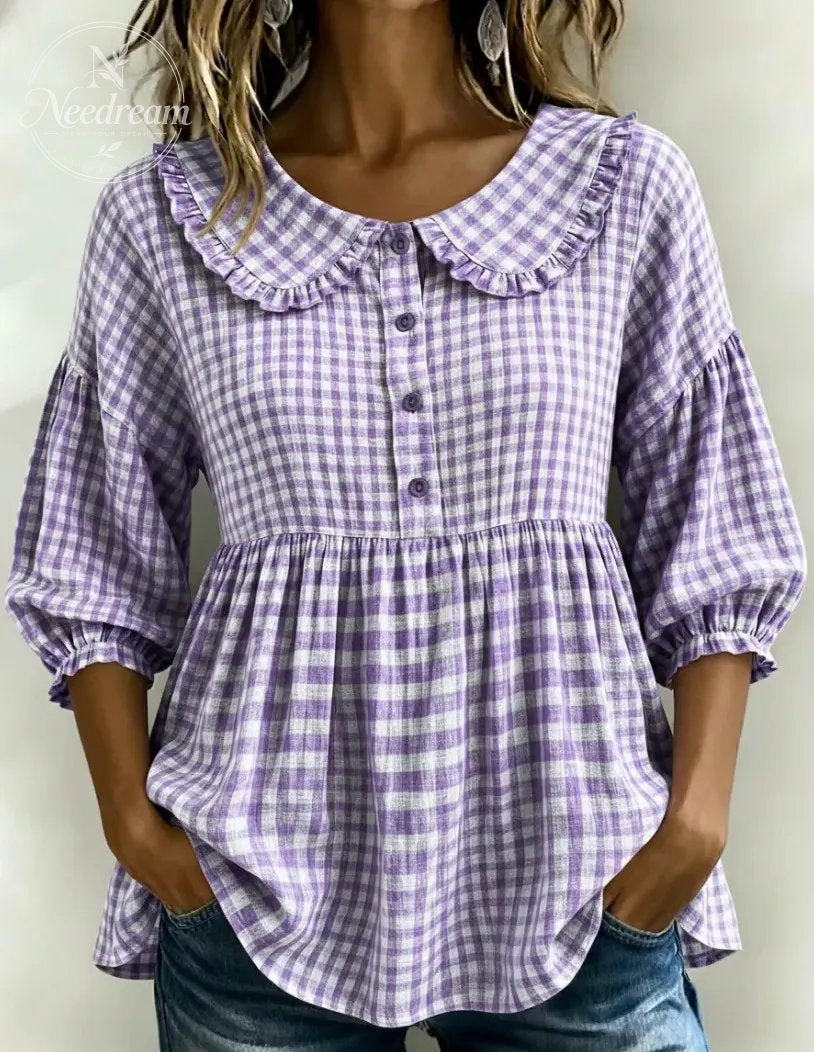 New Arrivals🔥Women’s Casual Gingham Checkered Shirt