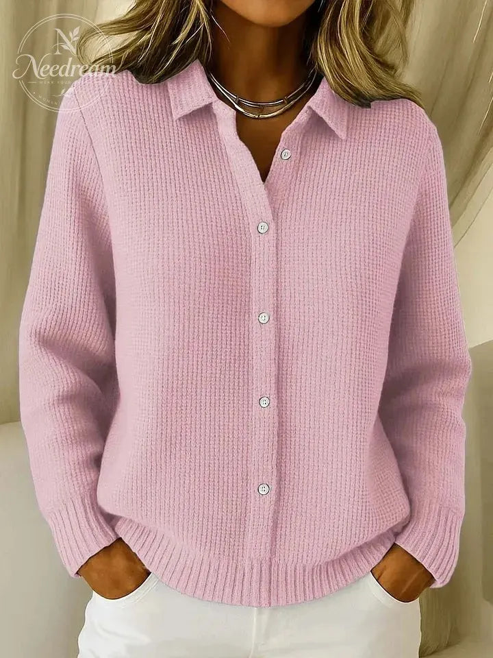 Women'S Casual Comfortable Elegant Buttoned Knit Cardigan