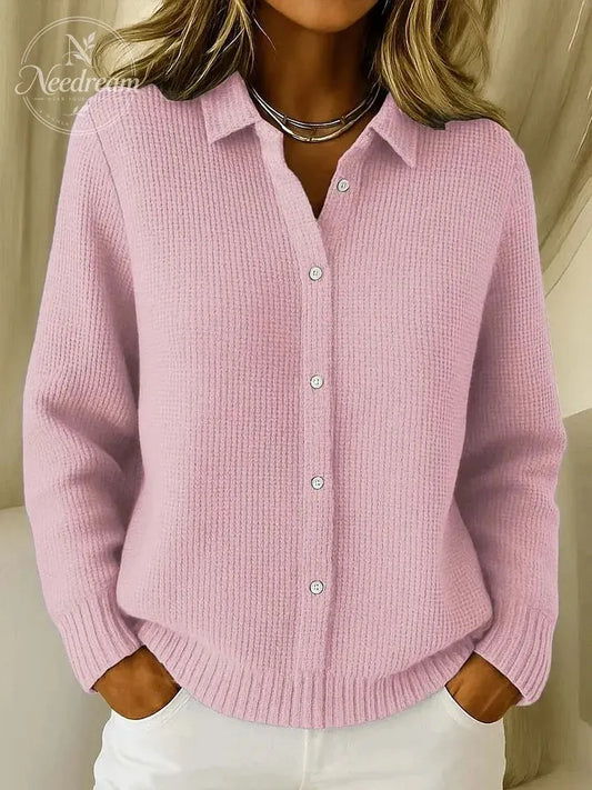Women'S Casual Comfortable Elegant Buttoned Knit Cardigan