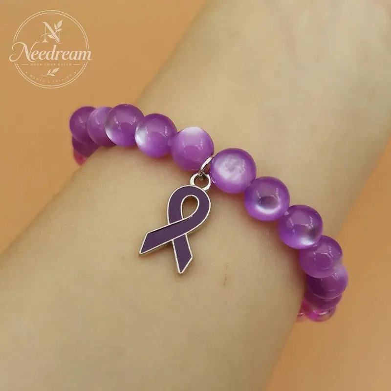 Faith, Hope, Care For Women'S Health, Pink Ribbon Bracelet
