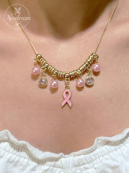Breast Cancer Awareness Necklace