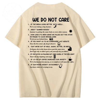 We Do Not Care Club WDNC T-Shirt